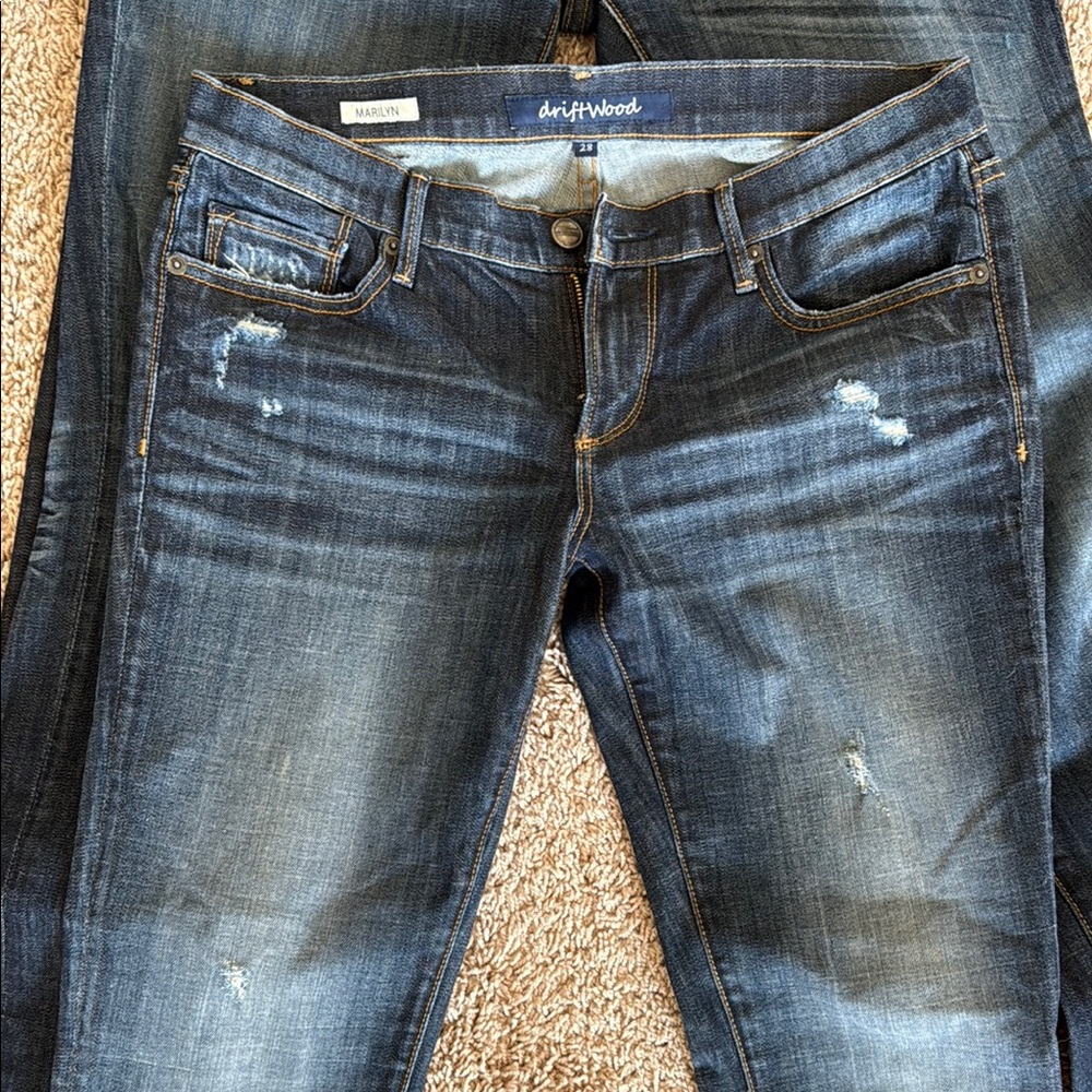 Driftwood Women's Blue Jeans 3 pair